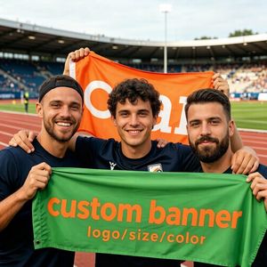 Custom Printed Polyester Banner with personalized Logo Banner