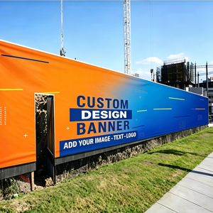 Custom PVC Vinyl Banner with waterproof Tarpaulin with Reinforced Edge