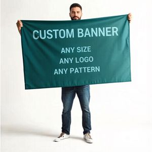 Custom printed Polyester Banner with Logo with advertising Banner